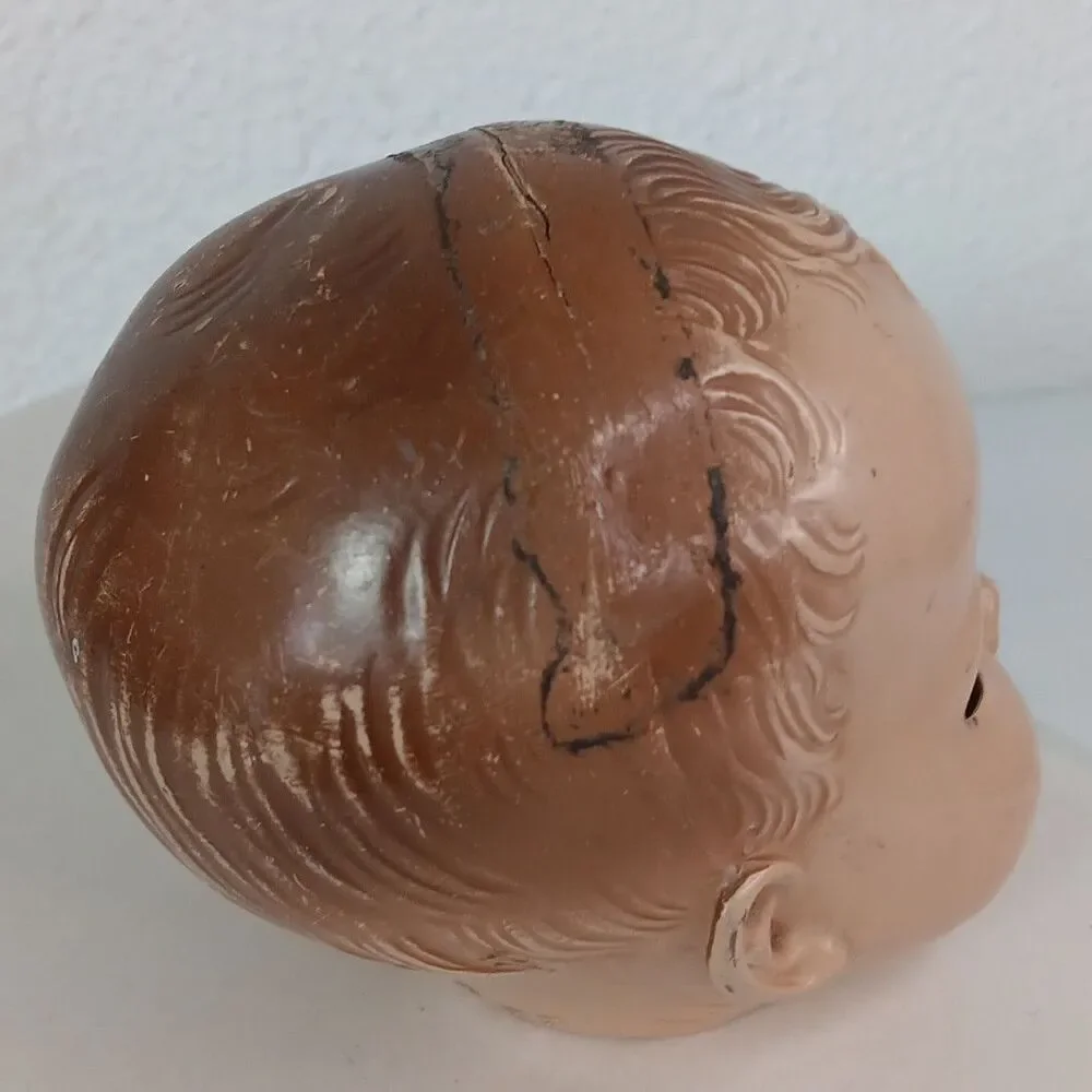 Ideal Sleepy Eyes Doll Head Composite Made in the USA pat. No 22522077 For Parts